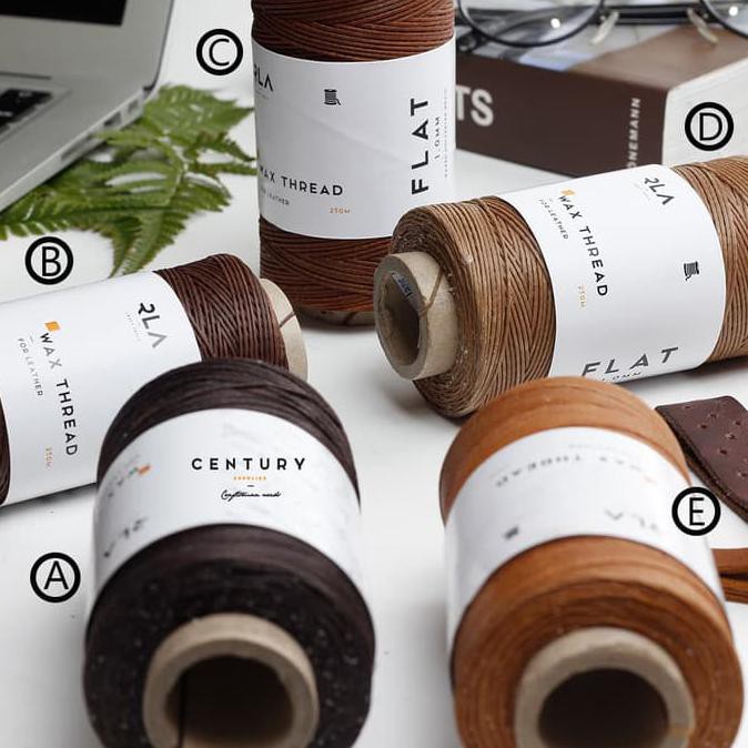 Wax Leather Thread 1mm / Benang Kulit / Leather Tool / Waxed / Tools