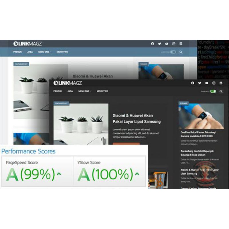 Template Blog Linkmags