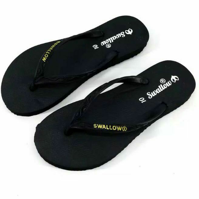 Swallow - Sendal Jepit Karet Wanita Nice Model Classic Untuk Dirumah Size 9,5 - 10,5