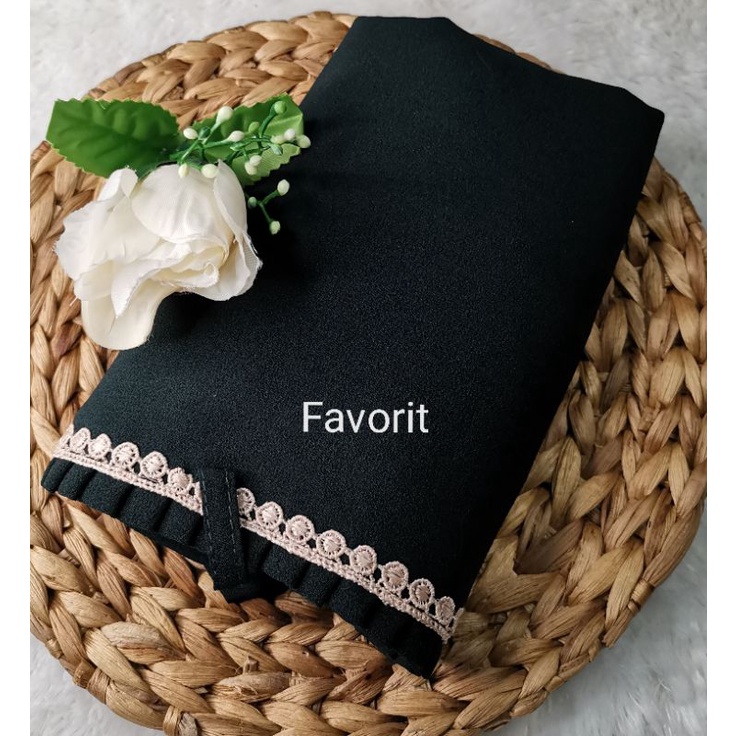 BERGO MARYAM KCB-LIPIT RENDA/AL'FADANI HIJAB-Favorit