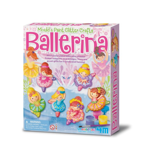 

Mainan Edukasi Bydesign - 4M Mould & Paint Glitter Ballerina/00-03527