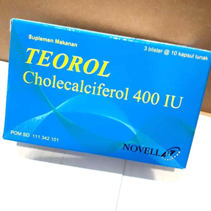 Teorol BOX isi 30 Kapsul Lunak