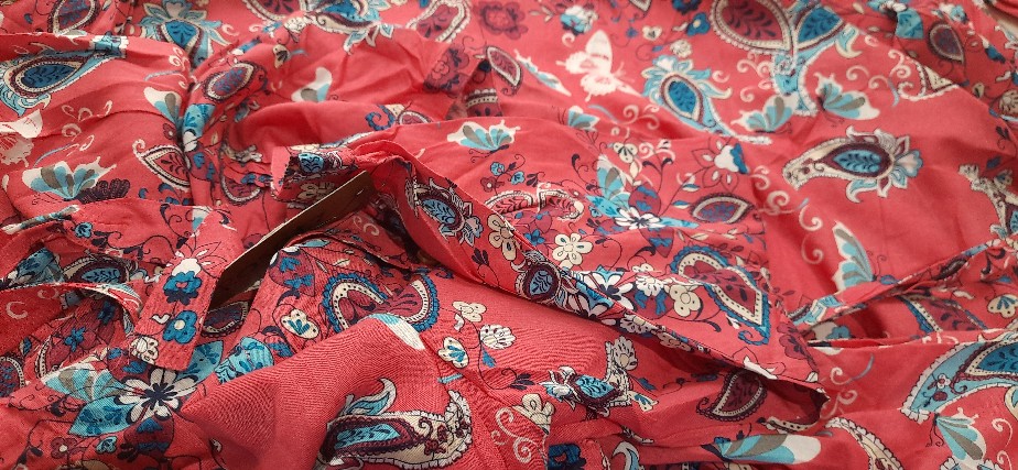 Lerosetz - Dress Wanita | Gamis Print Motif Batik Pinky