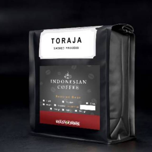 

Kopi Toraja Sulawesi Washed Process Arabica 100 gr (Biji atau Bubuk)