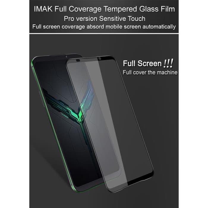 Imak Full Glue 3D Cover Tempered Glass for Xiaomi Blackshark 2 Pro / 2