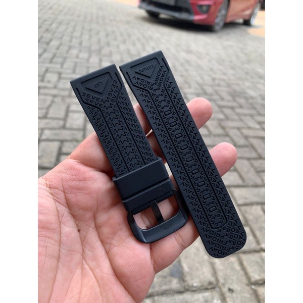 Strap Tali Jam Tangan Sevenfriday Silicon strap Full hitam