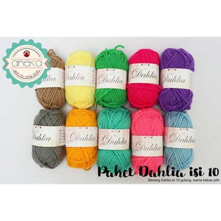 BUY 1 GET 1 PAKET Benang Rajut Karpet Dahlia BUY 1 GET 1 PAKET Benang Rajut Karpet Dahlia