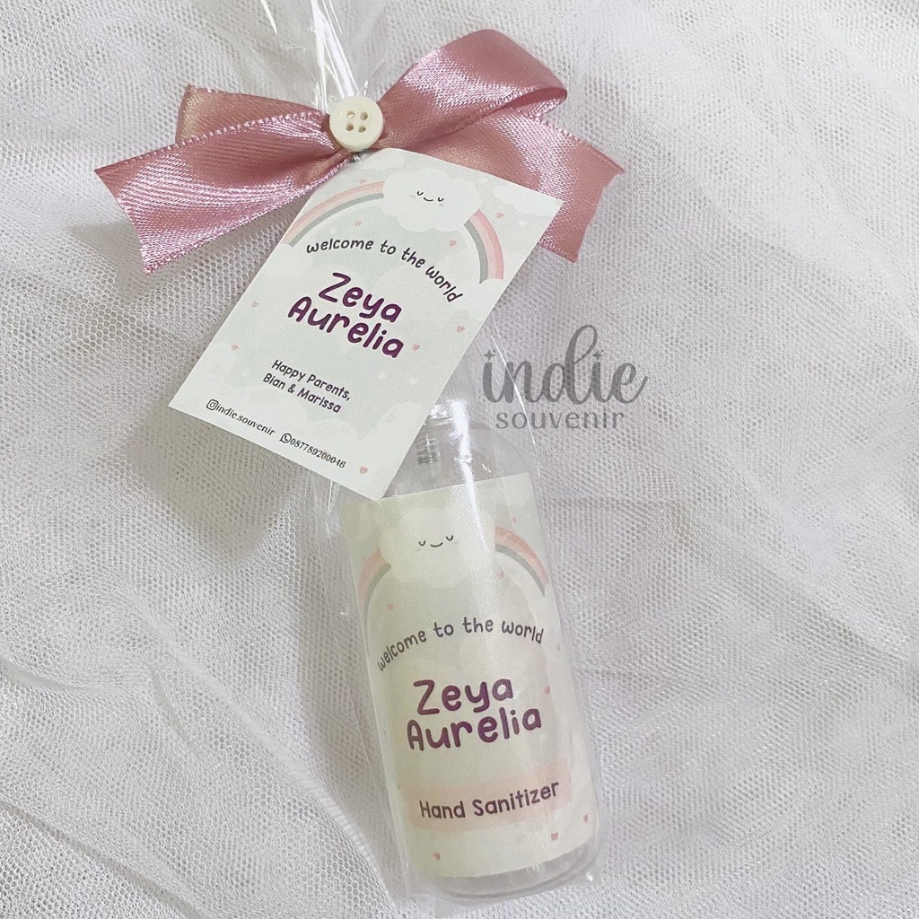Souvenir hand sanitizer 30 ml 60 ml 100 ml serbaguna useful hygiene kit kits hampers baby born