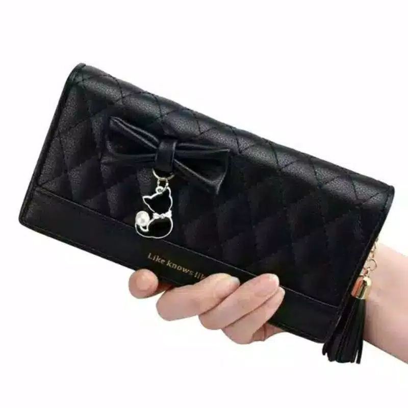 Medan Termurah KD51 Korean style Dompet panjang tebal fashion wanita Terlaris Dompet wanita