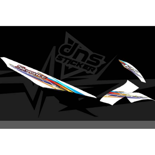 striping transparan skywave 125