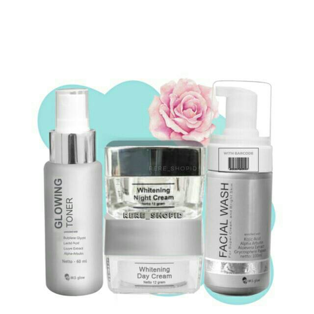 MS GLOW PAKET WHITENING /SKINCARE MSGLOW BPOM