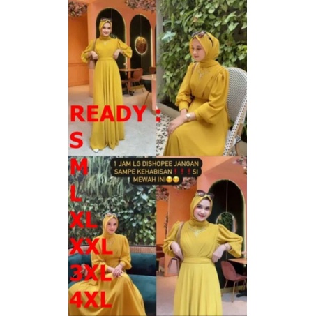 GAUDY MAXI DRESS GAMIS CERUTY BABYDOLL