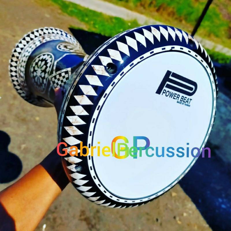 DARBUKA MOTIF 9INC GRATIS TAS+KUNCI L