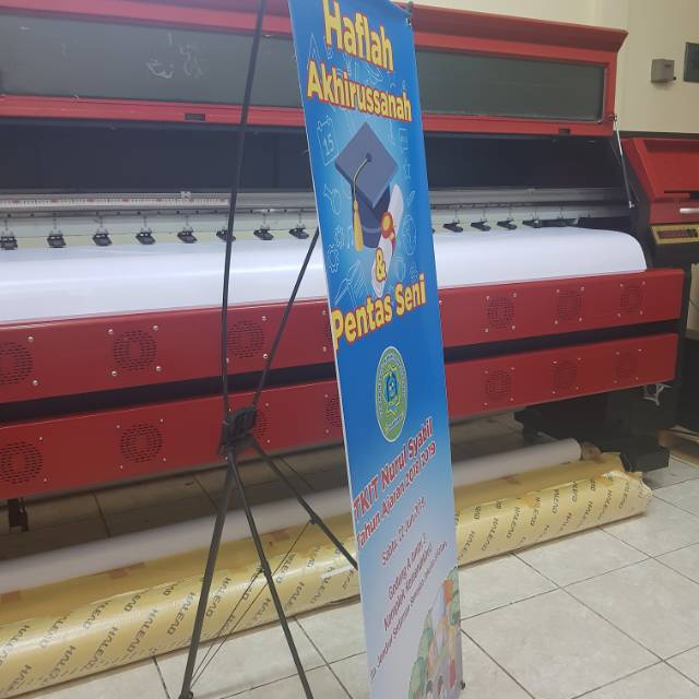 Standing Banner ULTAH/AQIQAH/Promosi Produk (Flexy Outdoor)