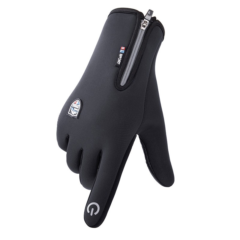 Bisa COD Sarung Tangan Mobil Racing Glove SBR Pad Waterprof Size L Black- OZERO OZ910