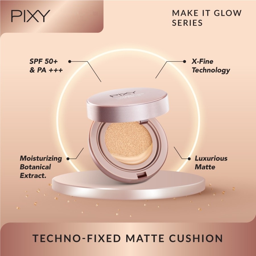 ★ BB ★ Pixy Make It Glow Techno Fixed Matte Cushion