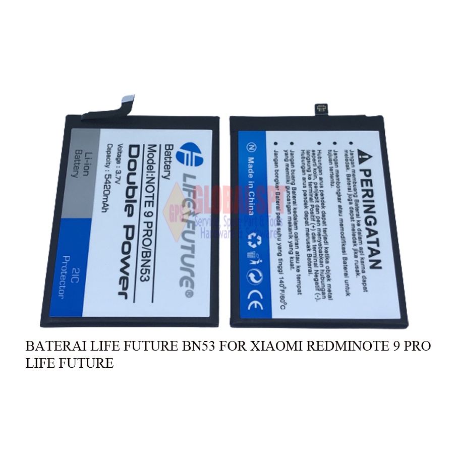 BATERAI XIAOMI BN53 LIFE FUTURE / BATRE / BATERE / BATERRY XIAOMI REDMINOTE 9 PRO / NOTE 9 PRO LF