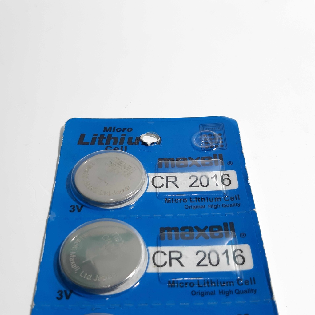 Micro Lithium Cell CR 2016 Batterai kancing 3v For Calculator Paket 5pcs