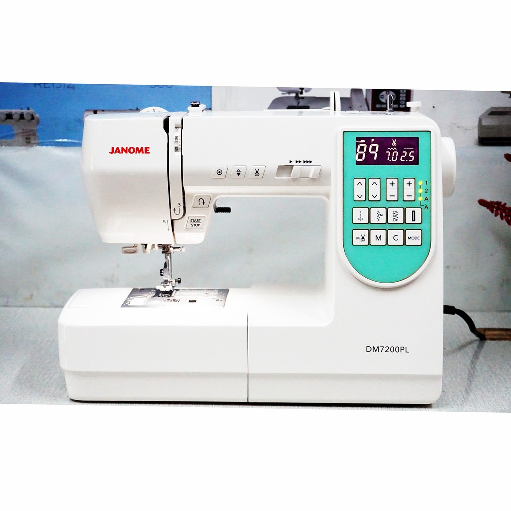 mesin jahit portable merk Janome type DM7200PL - hijau toska