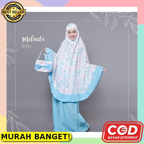 Mukena Batik Series B By Batik Saga | Mukena Batik Original Cap Bahan Paris Katun Ukuran Dewasa Jumb