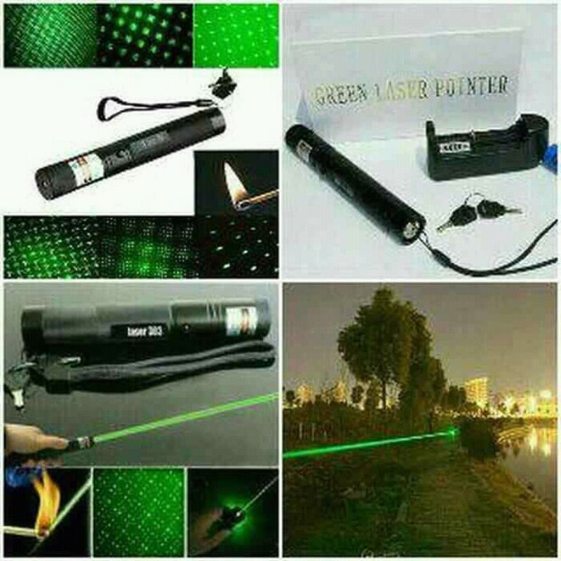 lampu led gren laser pionter 303