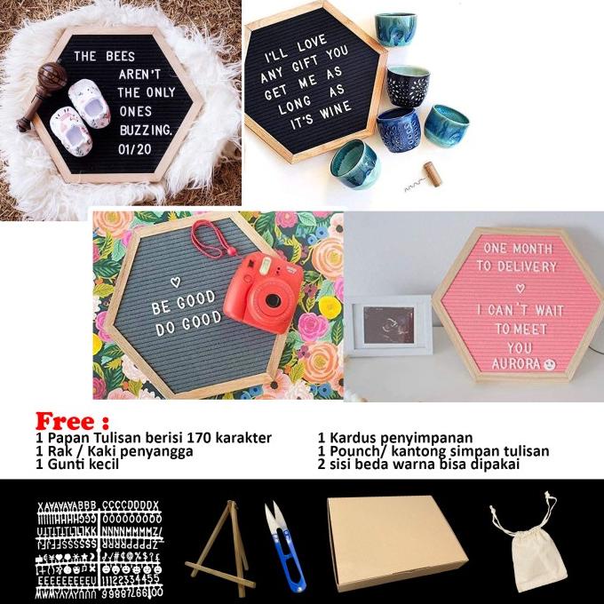 

SALE PROMO Felt Letter board 2 sisi warna set lengkap hexagon ukuran 26x30/PULPEN GEL/PULPEN LUCU/PULPEN 1 PACK/PENSIL WARNA/PENSIL 2B/PENGHAPUS JOYKO/PENGHAPUS LUCU/RAUTAN PENSIL PUTAR/RAUTAN ELEKTRIK/SPIDOL WARNA/SPIDOL PERMANEN/SPIDOL