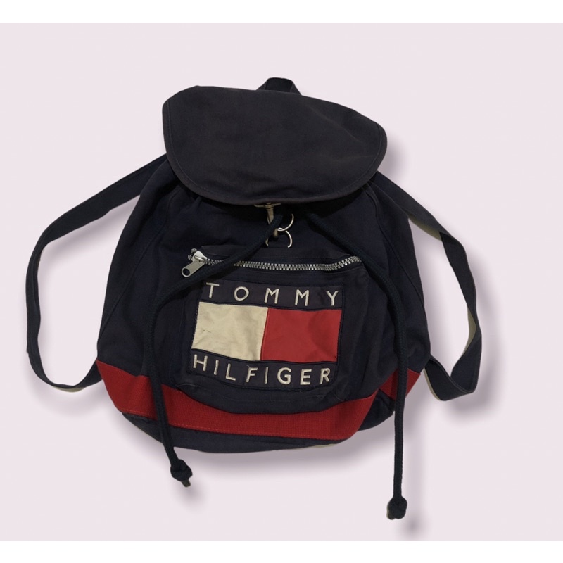 BagPack RARE ITEM -TOMMY HILFIGER  vintage second/bekas/preloved