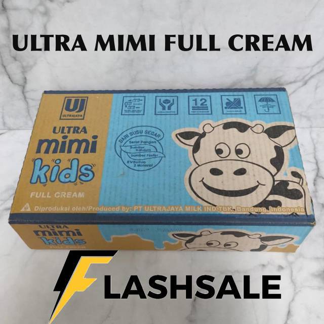 

susu ultra mimi full cream 125ml