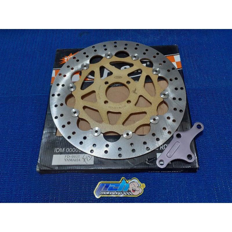 disc brake / piringan cakram PSM semi cekung 300mm braket pnp FIZR / jupiter / mio