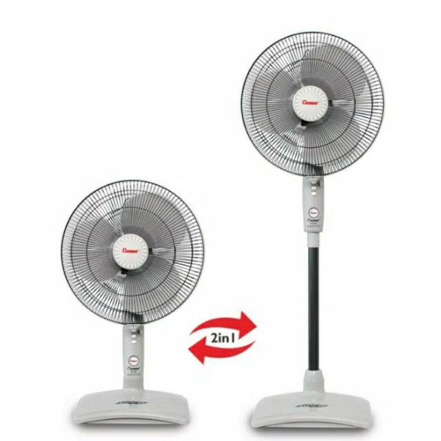 Kipas Angin Cosmos 16 SN TWINO - Stand Fan Cosmos 2in1 - Kipas Angin Berdiri Cosmos