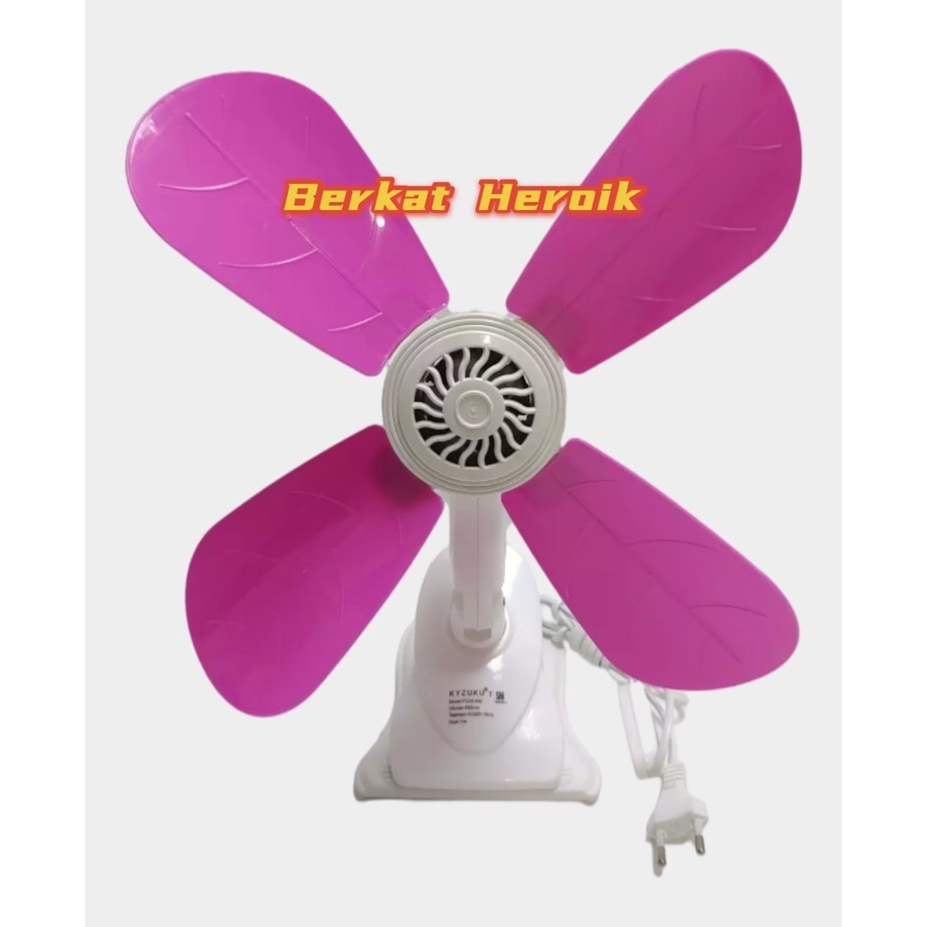 Kyzuku 17w 17 watt Kipas angin 3 in1 duduk Jepit dinding clip 4 fan kyuzuku