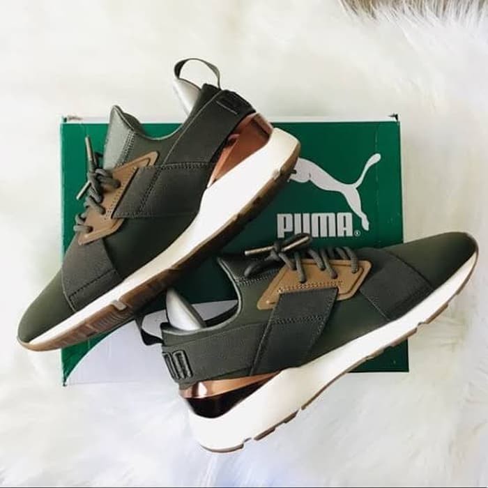 puma muse green