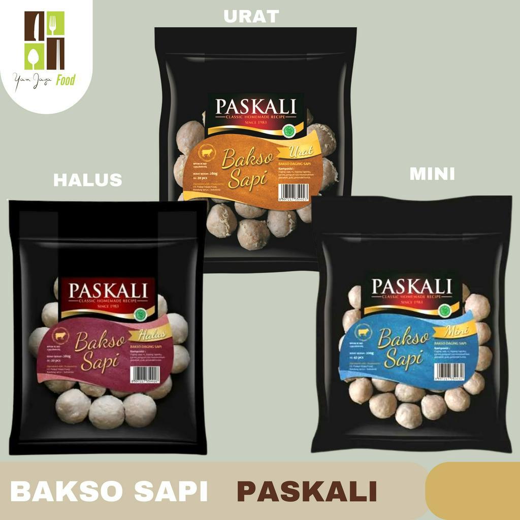 Bakso Sapi Halus Paskali Baso Sapi / Urat / Mini [280g]