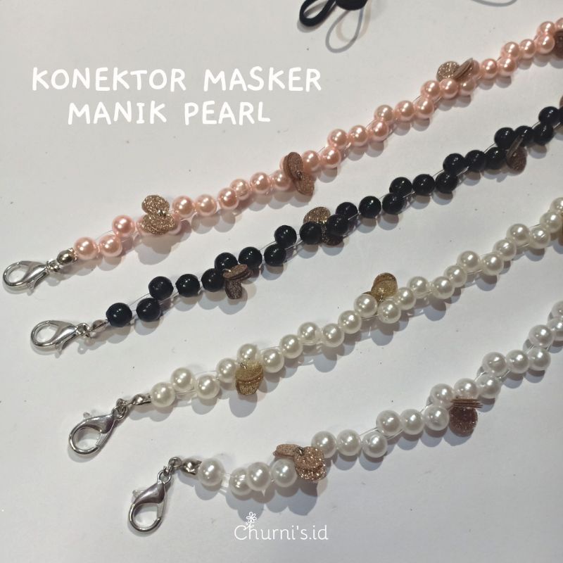 KONEKTOR MASKER MANIK PEARL / HIJAB KONEKTOR-6