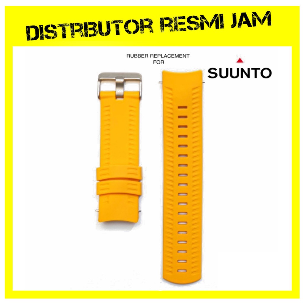 Strap Rubber Tali Karet Suunto 9 Baro / Suunto 9 Baro Titanium Premium - Orange