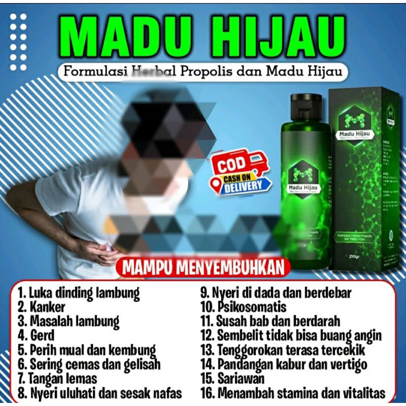 

{100%Asli - COD} MADU HIJAU Herbal Lambung BORNEO EXTRA SPIRULINA Obat Herbal Maag Kronis Gerd