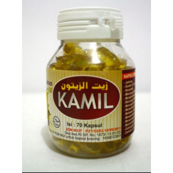 Kamil zaitun 70 kapsul / kamil extra virgin olive oil kapsul