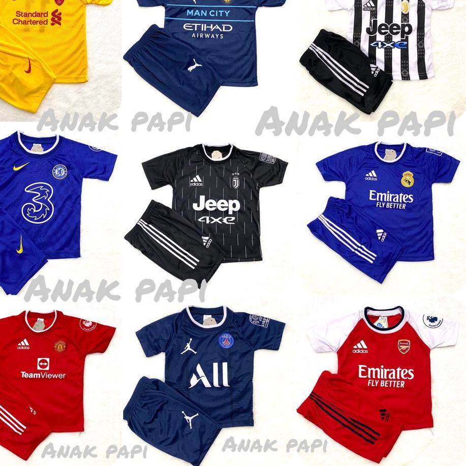 ⇵ COD / UNTUK 8 - 12 TAHUNAN / SETELAN BAJU BOLA TERBARU 2021 / BAJU BOLA ANAK TERMURAH / SET BAJU B