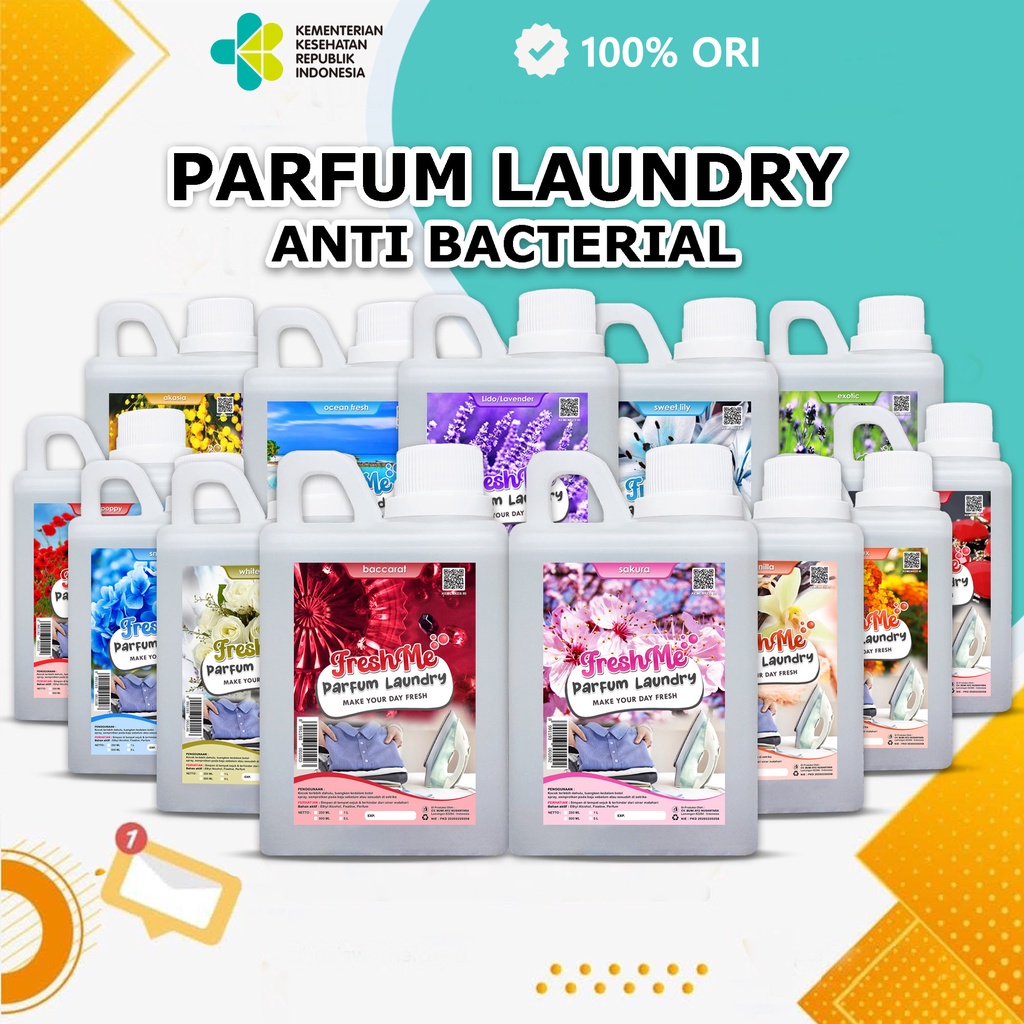 [COD] Parfum Laundry Termurah Wanginya Banyak Pilihan, Pengharum Laundry Tahan Lama anti jamur 500ML