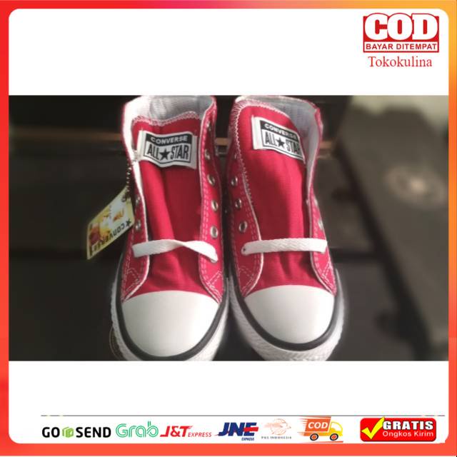 Sepatu Converse Anak Model Tinggi / Sepatu Anak Laki-laki / Sepatu Sekolah Anak / Sepatu Allstar Anak / Sepatu unisex / Sepatu Converse Premium