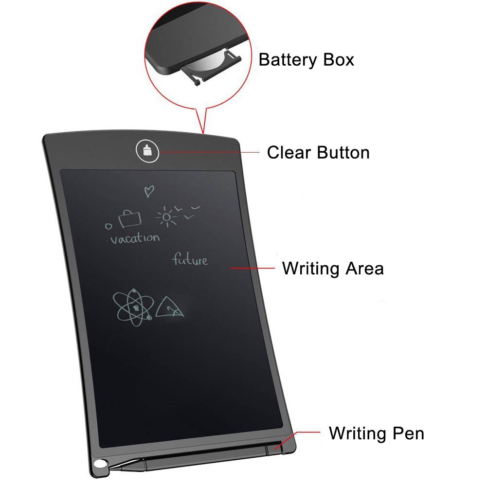 LCD Writing Tablet 8.5&quot; / E-tablet drawing / Papan tulis hapus digital