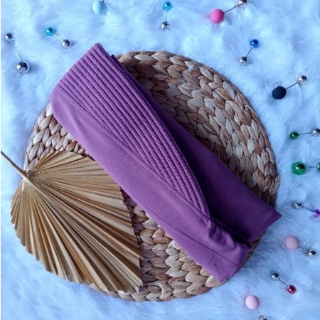 (SK²³ Minny Kamsay) Jilbab INSTAN JERSEY SUPER - Hijab Instan List Kombinasi-Orchid purple