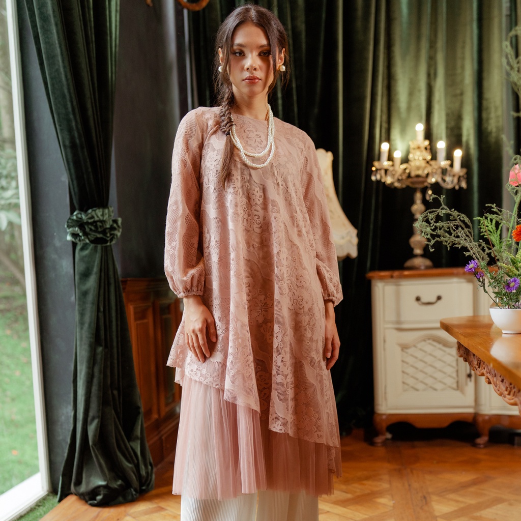 HijabChic Alaiqa Mocca Tunic