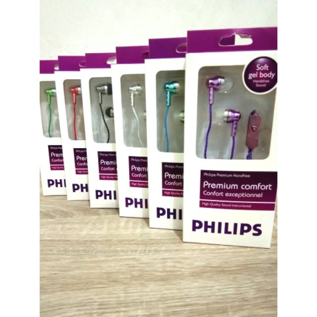 Handsfree Philips Stereo Bass / Headset Philips Stereo Bass / Earphone Philips Stereo Bass