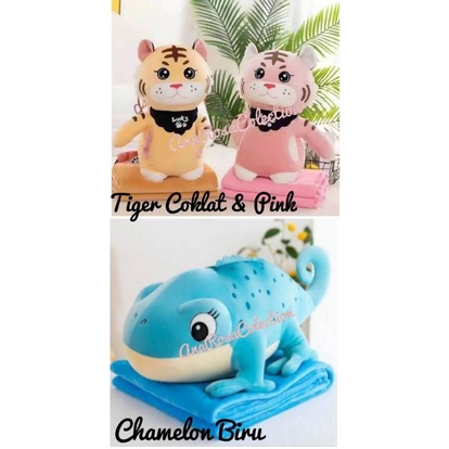 Boneka Selimut (Balmut) Bantal Selimut Motif Karakter Lembut