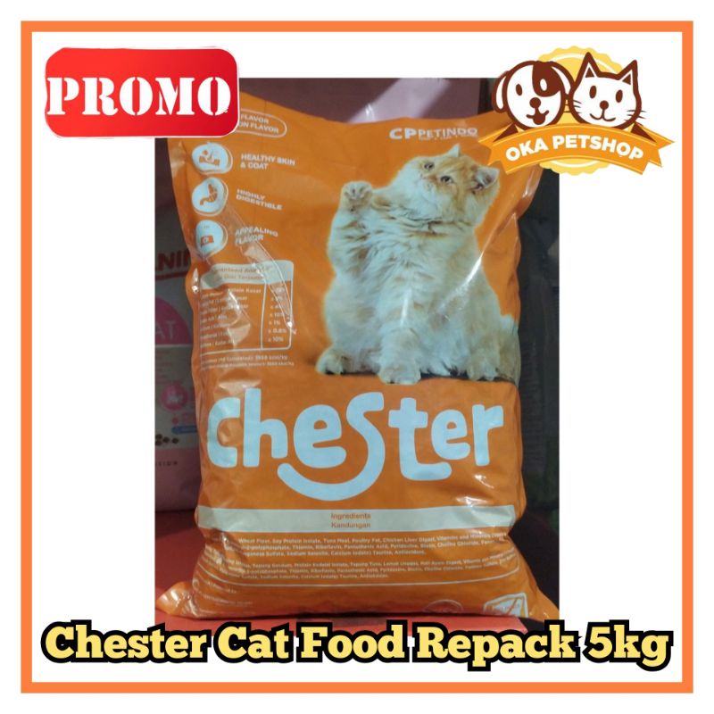 Makanan Kucing Chester Tuna Repack 5kg - Chester Tuna - Dry Food Cat