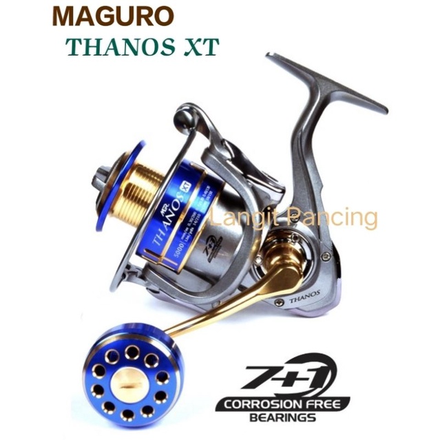 Reel Maguro THANOS XT 7+1 BB | Power handle | 1000-8000