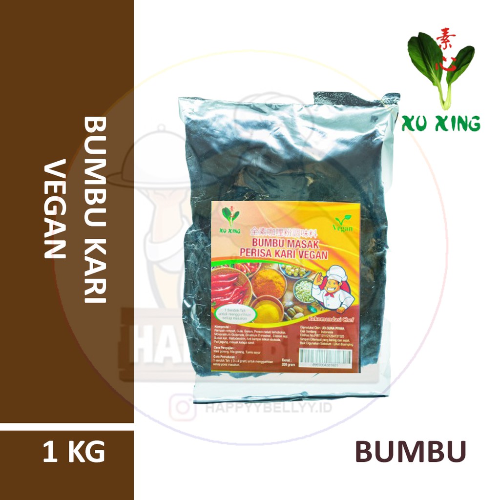 

Xu Xing BUMBU MASAK PERISA KARI VEGAN 20 SACHET X 200GR