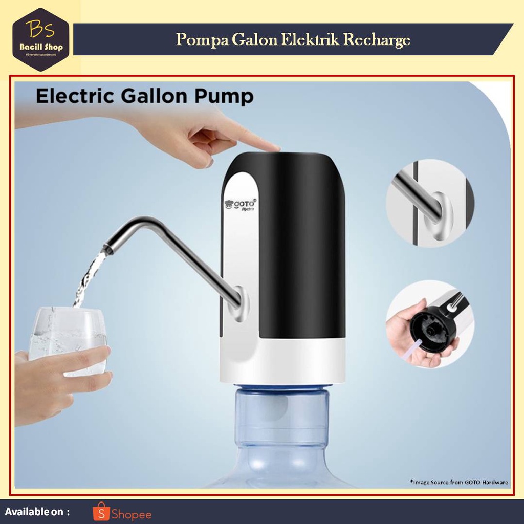 Alat Penyedot Air Minum Galon / Dispenser Elektrik / Pompa Air Minum Elektrik / Pompa Galon USB