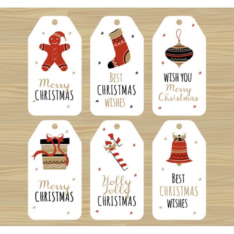 

CHRISTMAS TAG//TAG NATAL (isi 50 pcs)